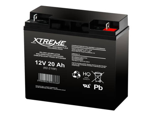 12V 20Ah XTREME Akku Gel-Batterie