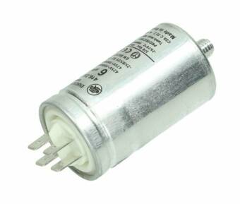 Kondensator 6uF / 425VAC Motorkondensator Anlaufkondensator 35 x 55 mm
