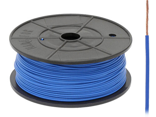 Auto Litze Kabel FLRY 0,75mm² Kfz Leitung Wire Car - Blau
